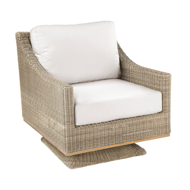 Frances Teak Outdoor Rocker Chair, Ash, Frances Black