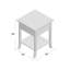 Carbin End Table with Storage-18314246