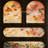Painted Butterfly Solid Wood Storage Cabinet