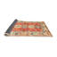 Tapis oriental orange / bleu / beige-730553451