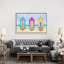 Beach Shacks 1 Piece Painting on Canvas-5873841-5873852