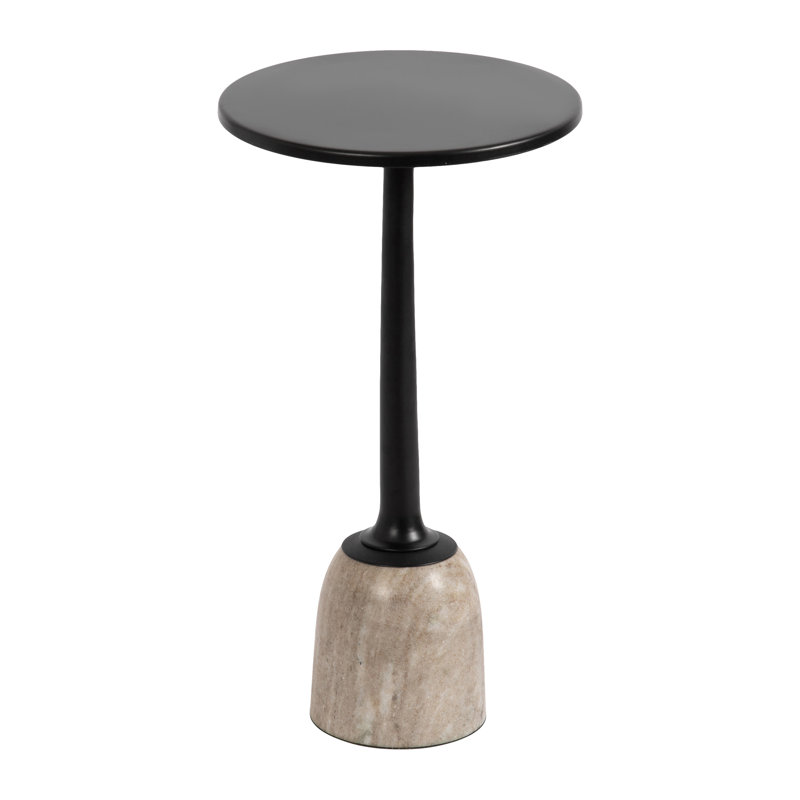 Round Marble Drink Table
