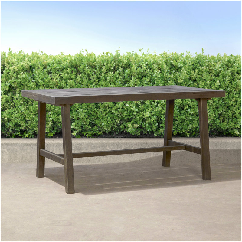 Table de salle à manger Miami, Gris délavé