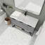 Meuble-lavabo simple 47,6 po avec plateau en résine Lusilla-770352278-770352279