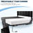17.3" Portable Folding 400 lbs Capacity Cushioned Stadium Seat-1982353268-1985713888