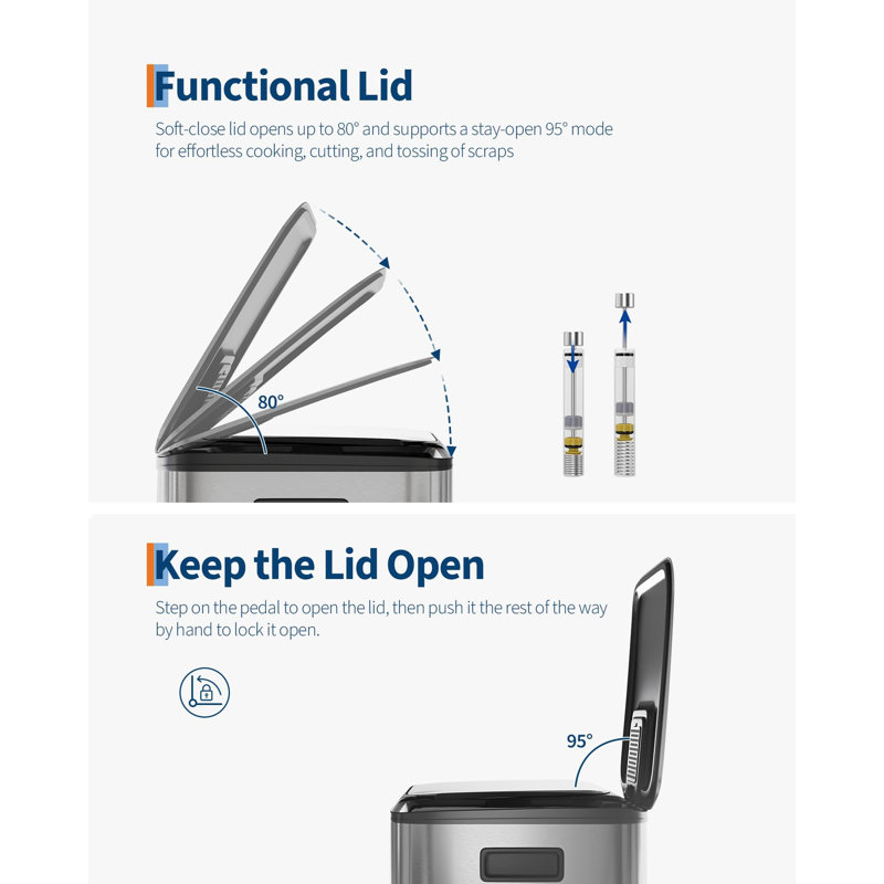 Stainless Steel Waste Bin