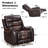 Abba Faux Leather Single Reclining Sofa-1321626545