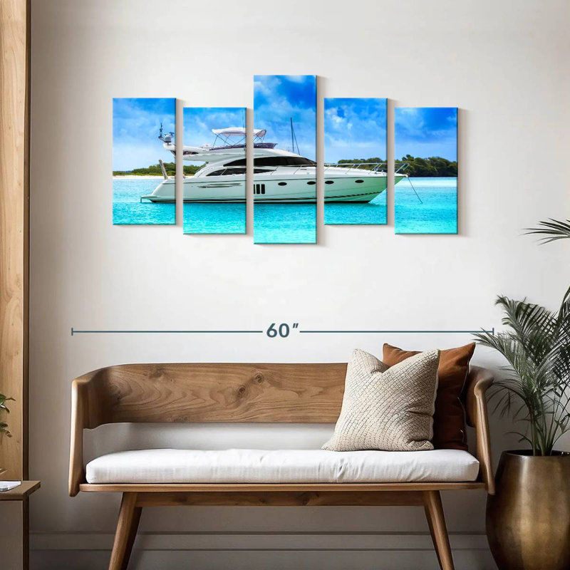 Mehar Caribbean Yacht de luxe, H 24 po x l 49 po