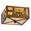 Rustic Lodge 2 - Light Flush Mount