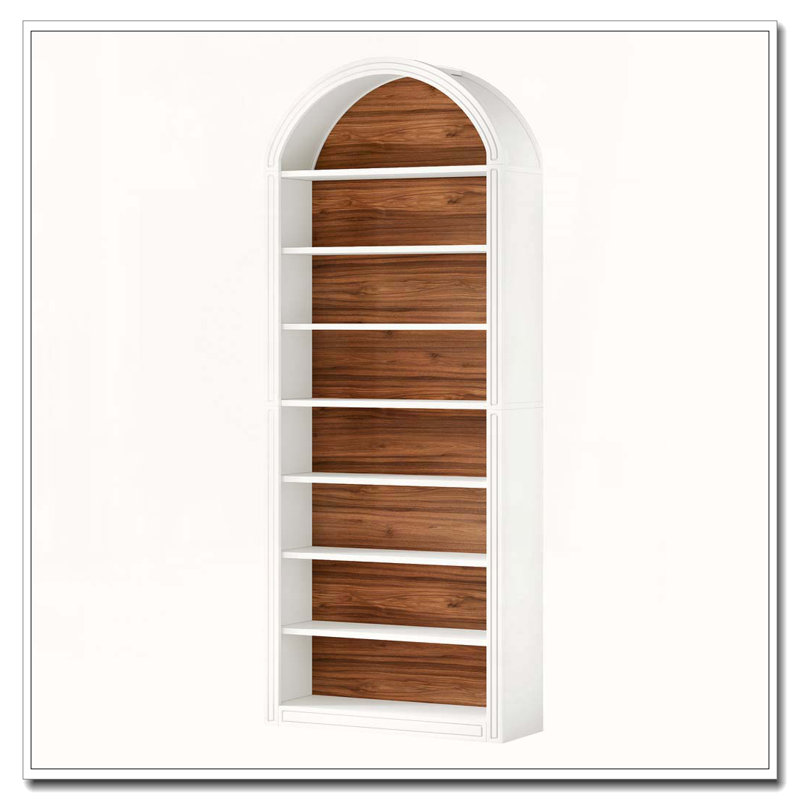 Étagère de rangement ouverte 79,53 "à 8 niveaux 79, Blanc