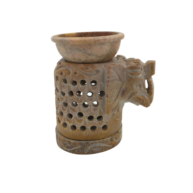 6'' H Stone Tabletop Tealight Holder