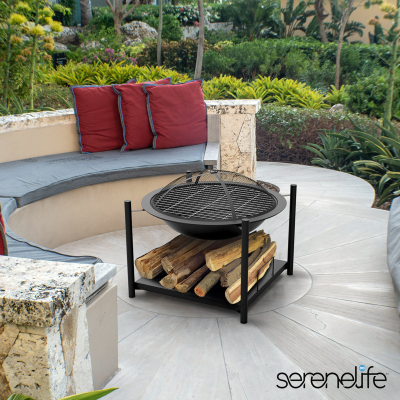 SereneLife 26'' W Kamado Charcoal Grill