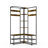 Industrial Corner Coat Rack Bench Shoe Storage Entryway Hall Tree With 10 Hooks