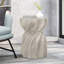 Table d'appoint - Transformez le look extérieur. Pièce de béton légère, oxyde de magnésium gris, 14 po x 14 po x 18,5 po, plateau de table captivant de 17,31 lb, design contemporain rehaussant le patio avec grâce. Gris, séduisant