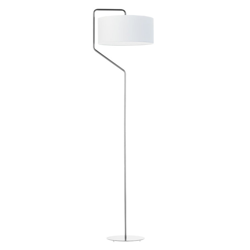 Eleanore 156cm Traditional Floor Lamp, White
