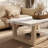 Niangua 48"W Modern Wood Coffee Table with Open Shelf-434806480
