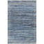 Caila géométrique tissé à plat à la main et recyclé P.E.T. Tapis bleu / gris-517839236