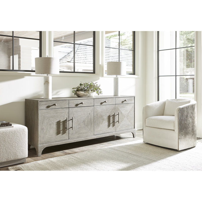 Albion 80.5" Wide 4 Drawer Credenza