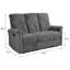 Canapé inclinable en chenille 76 po Violaine