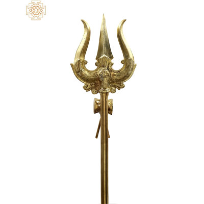 Grand Trident / Trishul laiton Shiva 