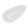 Luxury Handcrafted Stone Resin Freestanding Soaking Bathtub With Overflow, Glossy White, Cupc Certified - Model 24s02-59gw