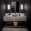 1-Light Dimmable LED White Bath Bar