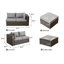 Ensemble de conversation modulaire avec coussins 4 pièces Idara-101531545-101531547