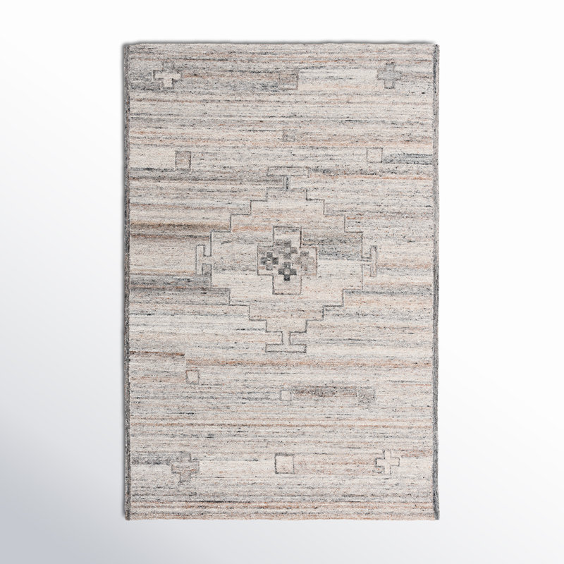 Jax Hand Tufted Southwestern Indoor Rug, Rectangle 3' x 5'