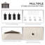 Auvent beige de 13 pi avec filet, 2 toits instantanés pour pavillon de classe de ballet extérieur, filet de tente