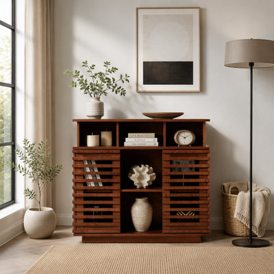 Buffet / console multimédia Farmhouse Lattice Buffet