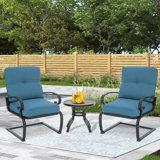 Craigmore 2 - Person Modular Patio Conversation Sets with Cushions