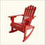 Chaise Adirondack inclinable en bois