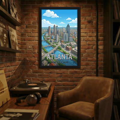 Paysages pittoresques et paysages urbains d'Atlanta aux États-Unis
