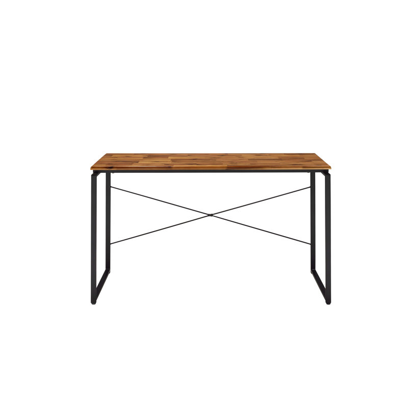 Jurgen Oak & Black Finish Writing Desk, Black/Oak