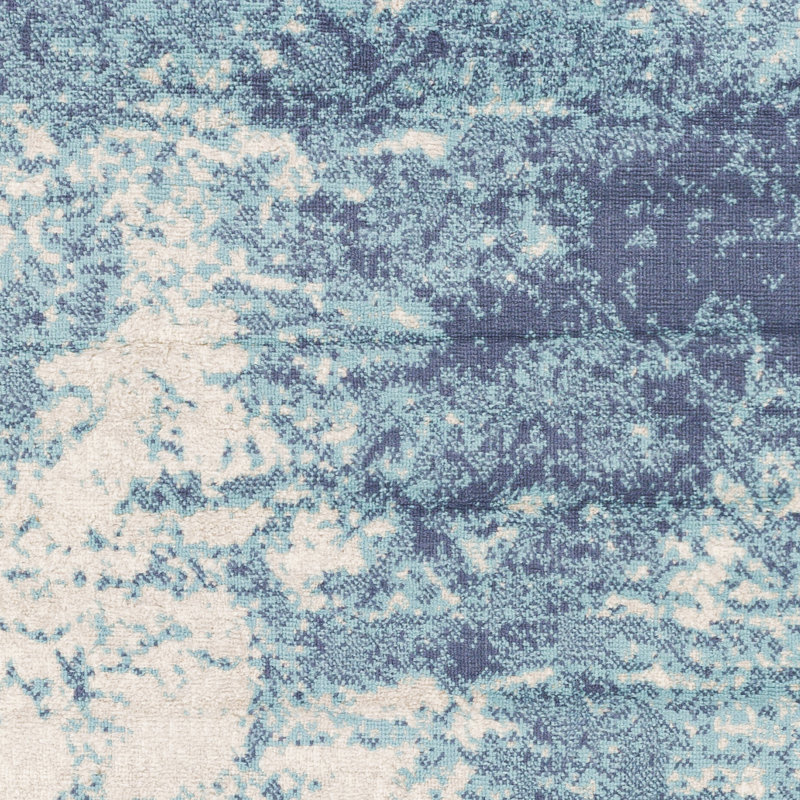 Exton Abstract Indoor Rug, Rectangle 6'7" x 9'