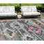 Tapis gris anthracite et argenté 9 'X 12'