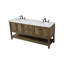Ensemble de meuble-lavabo double 72 po Bonsai-73359978