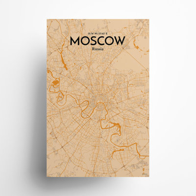 «Moscow City Map», impression