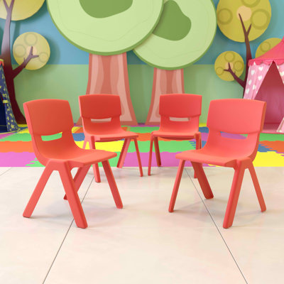 Chaises d'école empilables en plastique avec siège de 10,5 po Goddard