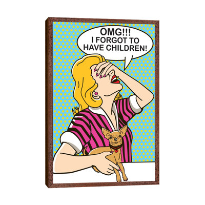 Omg!!! - Print on Canvas