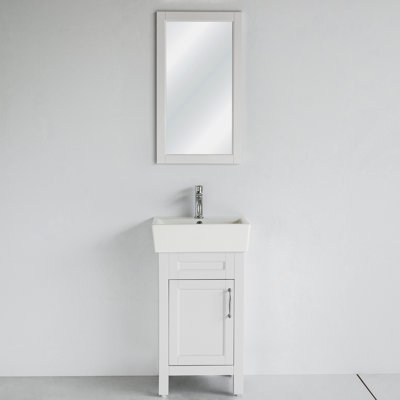 Selena 18" Single Bathroom Vanity with Ceramic Top