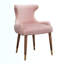 Velvet Upholstered Nailhead Trim  Dining Chair-1853792517