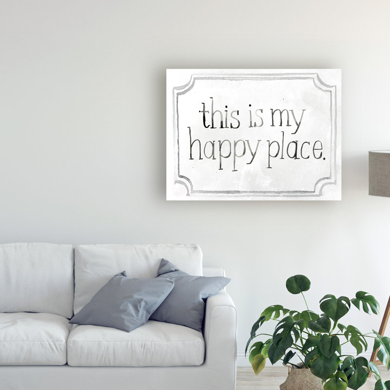« homemade happy ii », art textuel sur toile tendue, H 18 po x l 24 po x P 2 po