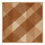 Tapis traditionnel moelleux à motif écossais doux en brun - reliure brun clair-1264296135