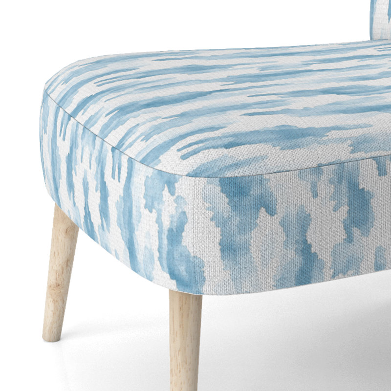 Chaise rembourrée Modern, Chaise d'appoint sans accoudoirs