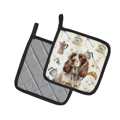 Foie Roan English Cocker Spaniel Coffee Bar paire de poignées