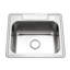 Évier de cuisine à simple cuve en acier inoxydable 21 po Houzer Glowtone, P 9 po-2894935