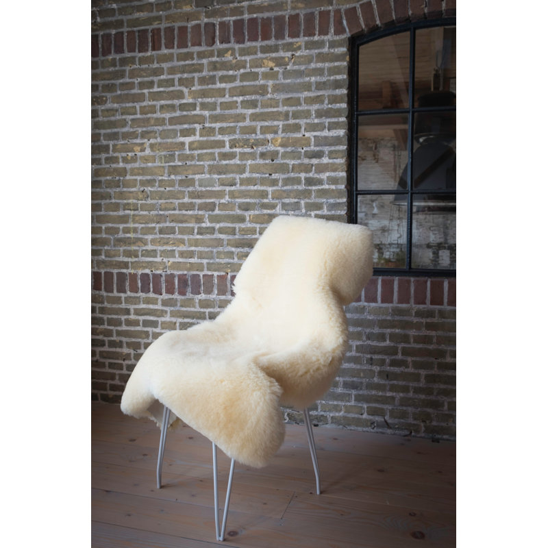Solid Colour Sheepskin 60cm X 105cm Area Rug