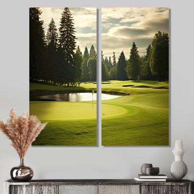 Golf Fairway Serenity - Modern Wall Art