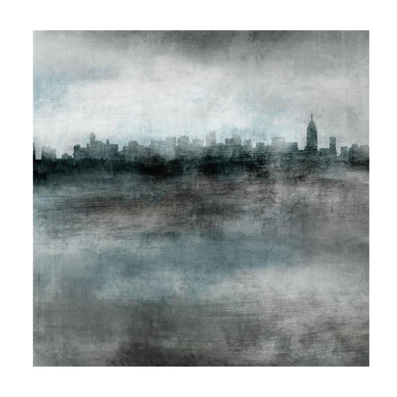 «Misty Manhattan» par Sofia Fox - impression, H 36 po x l 36 po x 1,5 po, Plexi